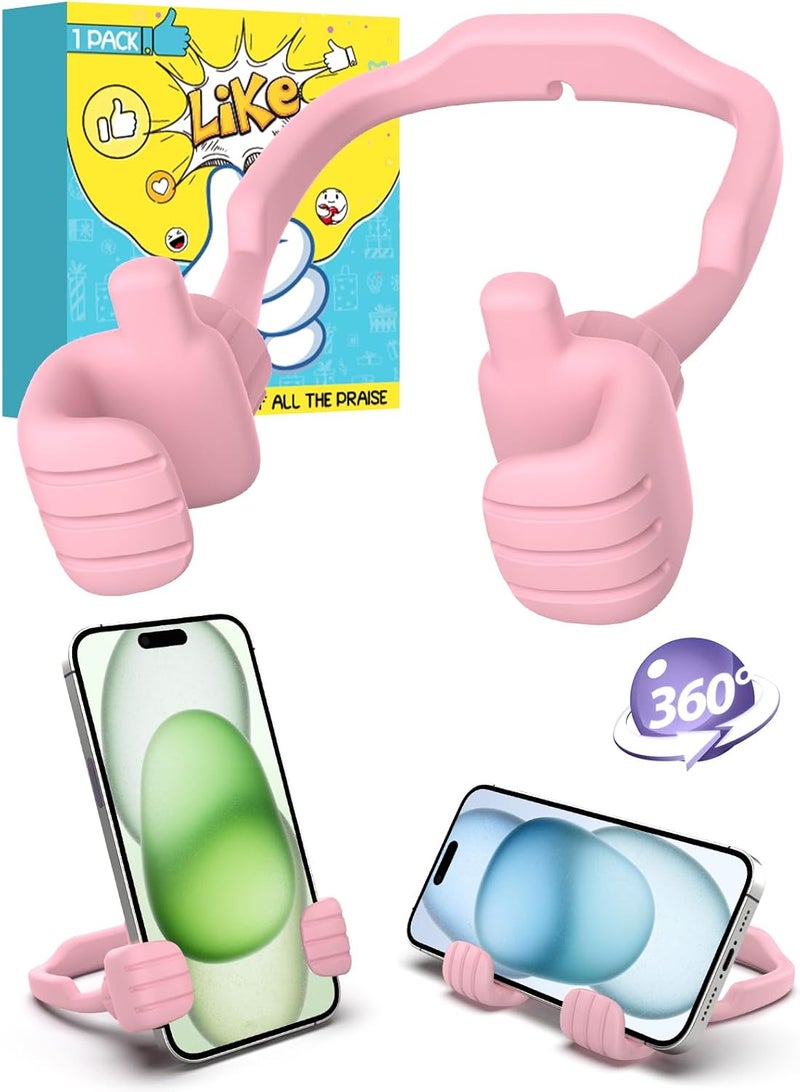 CALDEVER Cell Phone Stand Thumbs Up Lazy Phone Stand - Phone Holder 2025 College Graduation Gifts for Her Him Cellphone iPhone Stand for Desk Birthday Gifts for Teens Girls Boys Adults Women Men Wife - Image 1